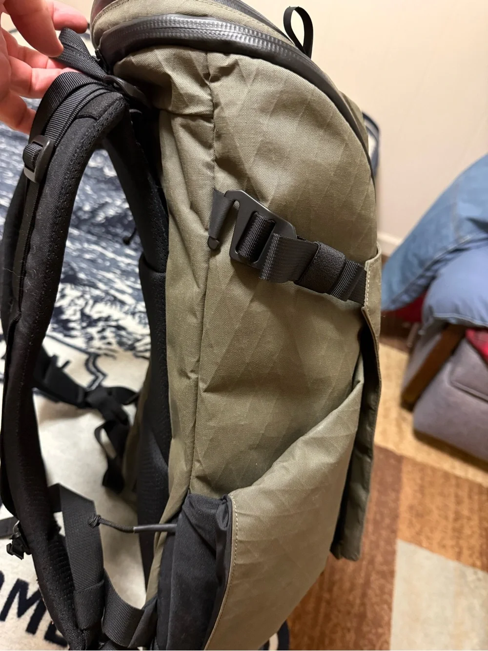 Mystery Ranch Dragon 2.0  Green MOLLE Backpack with waist belt. IYKYK…